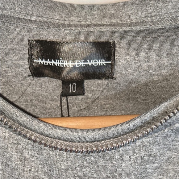 Grey Zipper Dress Maniere De Voir - Picture 5 of 13